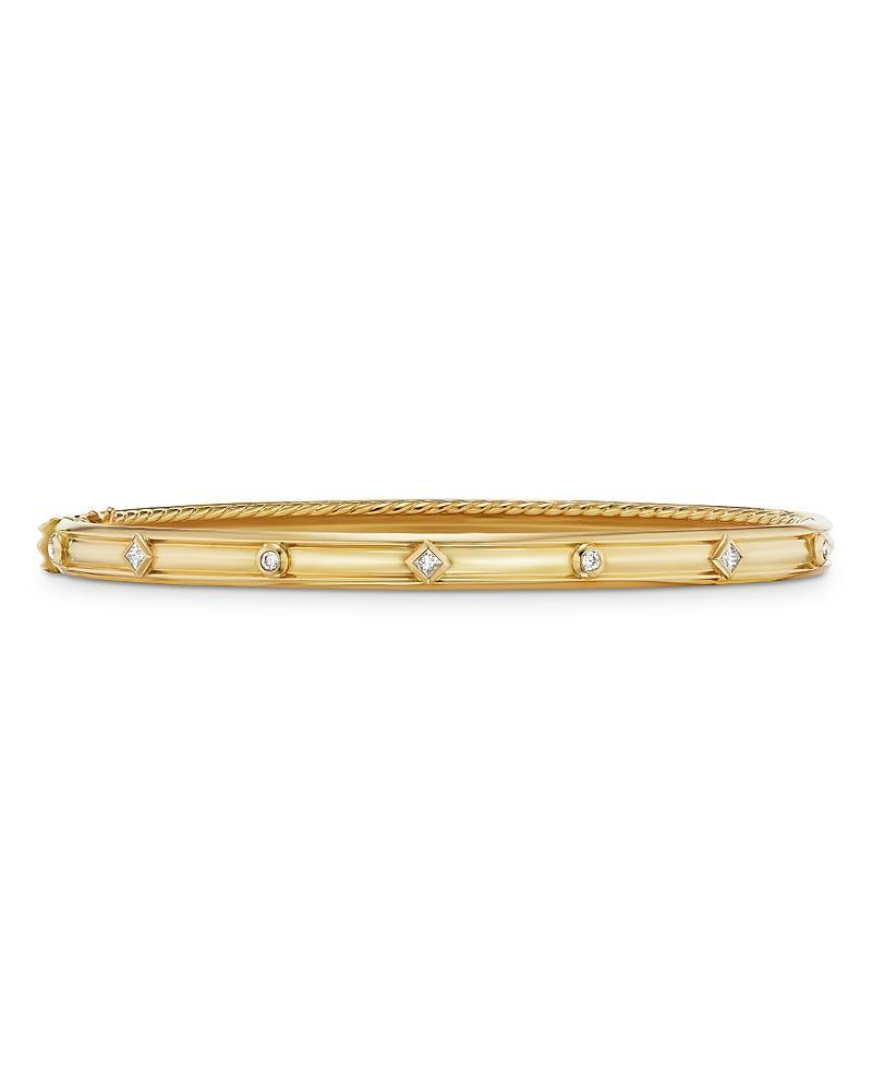 Womens Modern Renaissance Bracelet In 18K Yellow Gold With Diamonds Product Image