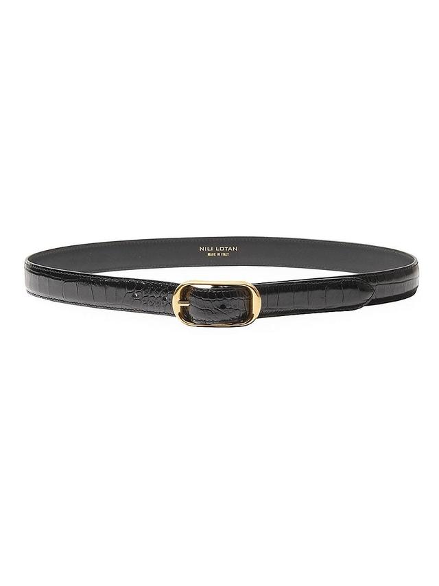 Womens Reine Leather Belt Product Image