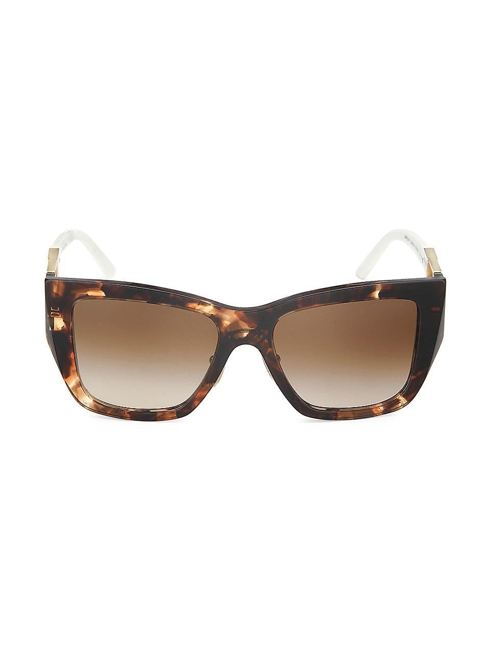 Prada Womens 54mm Leopard Print Frame Square Sunglasses Product Image