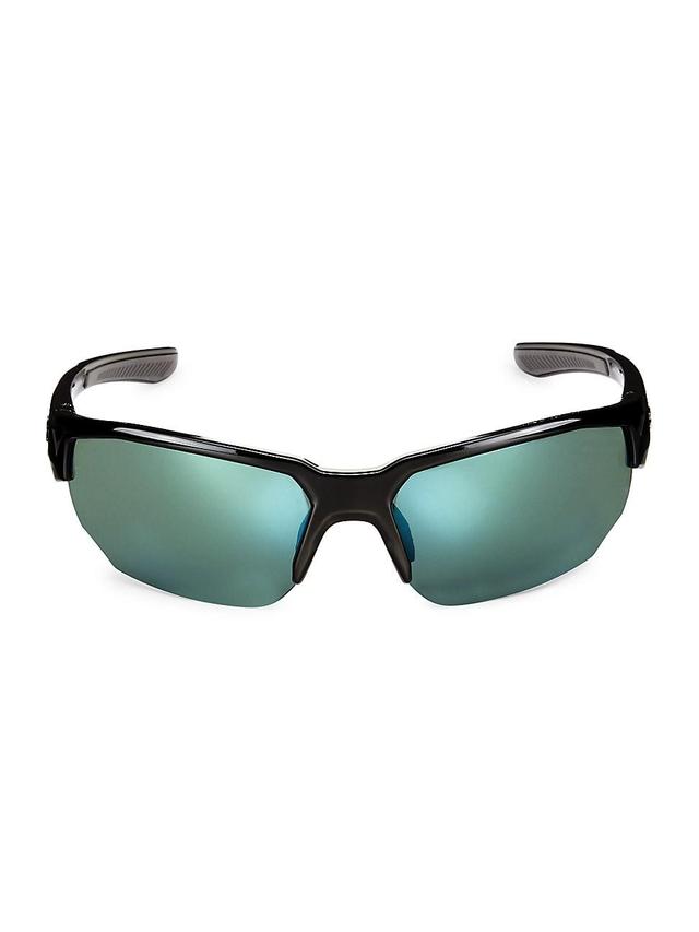 Mens 72MM Sporty Plastic Sunglasses Product Image