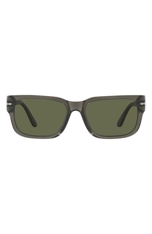 Persol 58mm Polarized Rectangular Sunglasses Product Image