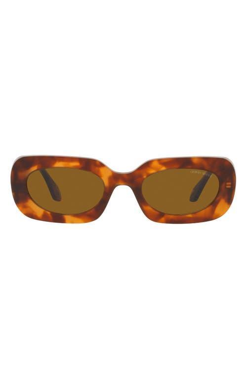 Armani Exchange 52mm Rectangular Sunglasses Product Image