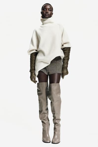 Wool Mock Turtleneck Sweater Product Image