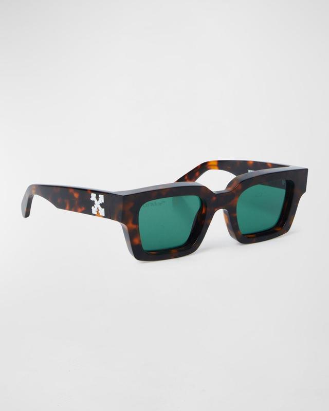 Mens Virgil Arrows-Logo Square Sunglasses Product Image