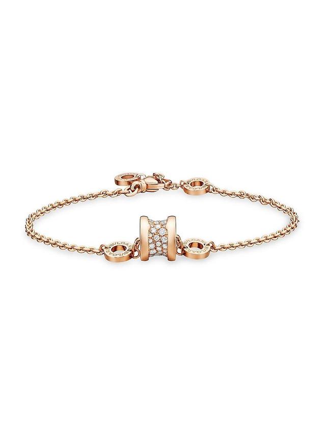 Womens B. zero1 18K Rose Gold & Diamond Bracelet Product Image