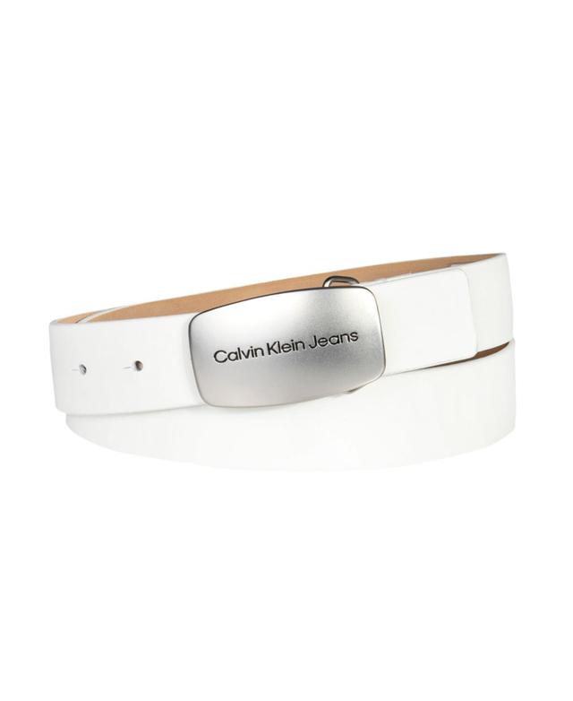 Calvin Klein Womens Jeans Casual Plaque Buckle Belt Product Image