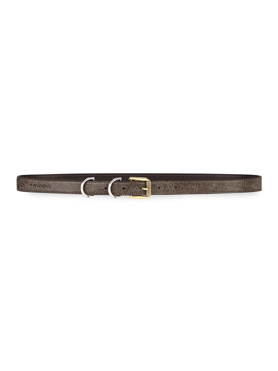 Womens Voyou Belt in Aged Leather Product Image