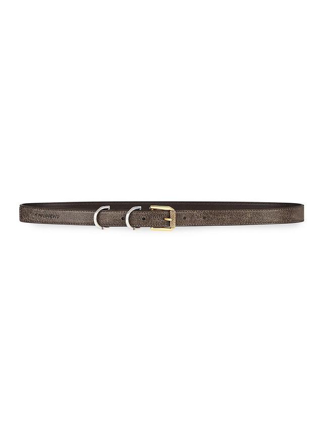 Womens Voyou Belt In Aged Leather Product Image