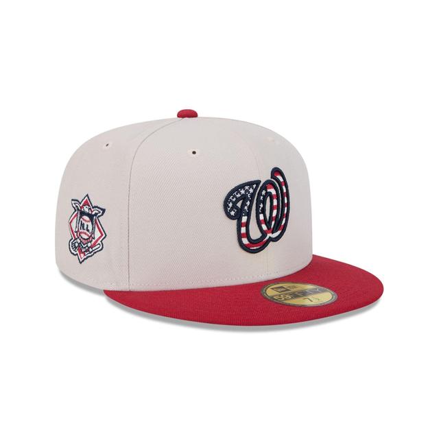 Washington Nationals Independence Day 2024 59FIFTY Fitted Hat Male Product Image