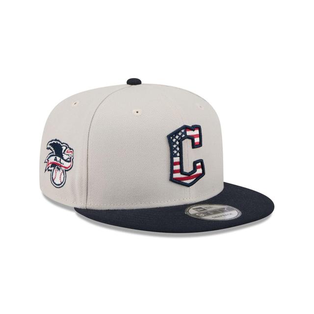 Cleveland Guardians Independence Day 2024 9FIFTY Snapback Hat Male Product Image