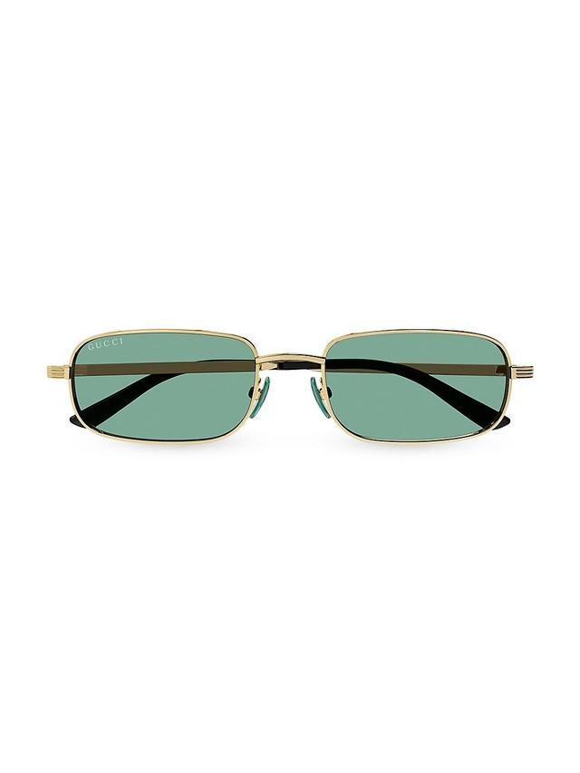 Mens New Light Metal Rectangular Sunglasses Product Image