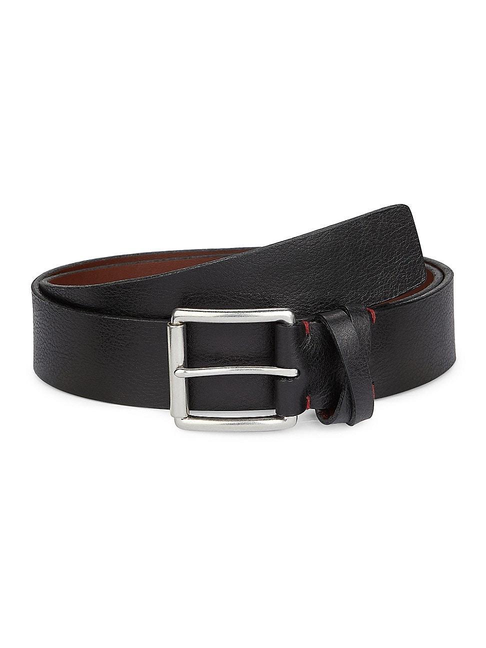 Mens COLLECTION Leather Belt Product Image