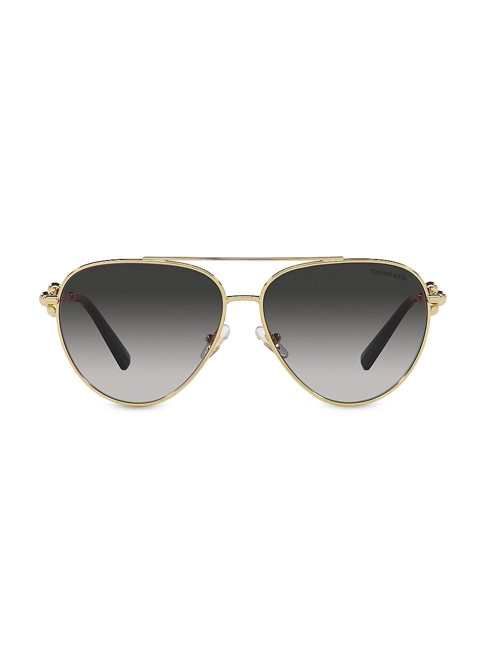 Womens 59MM Pilot Sunglasses Product Image