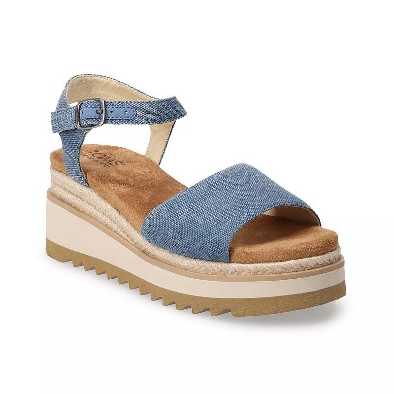 TOMS Flora Womens Platform Sandals Product Image