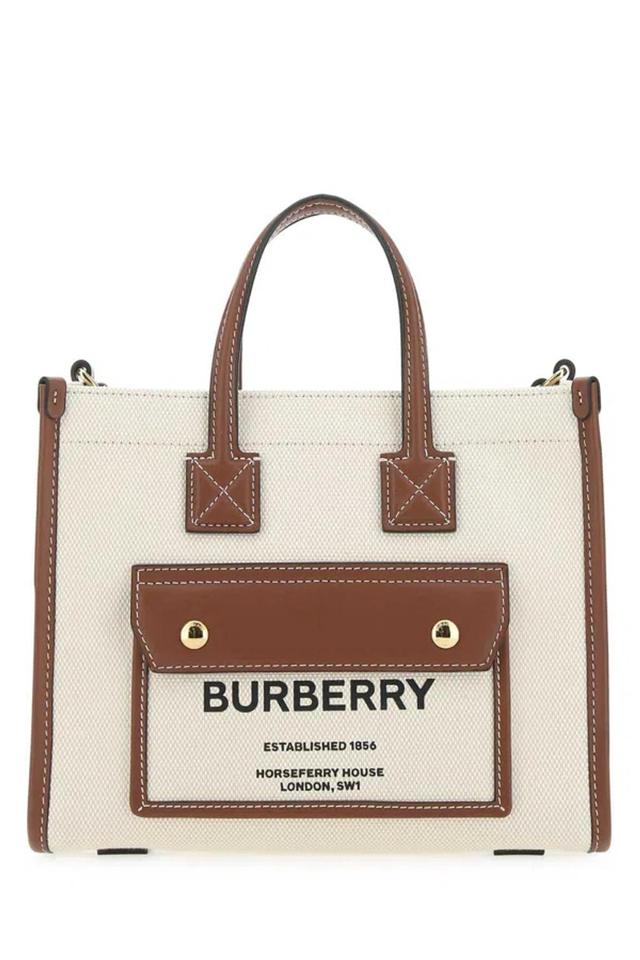 BURBERRY Two-tone Mini Handbag In Multicoloured Product Image