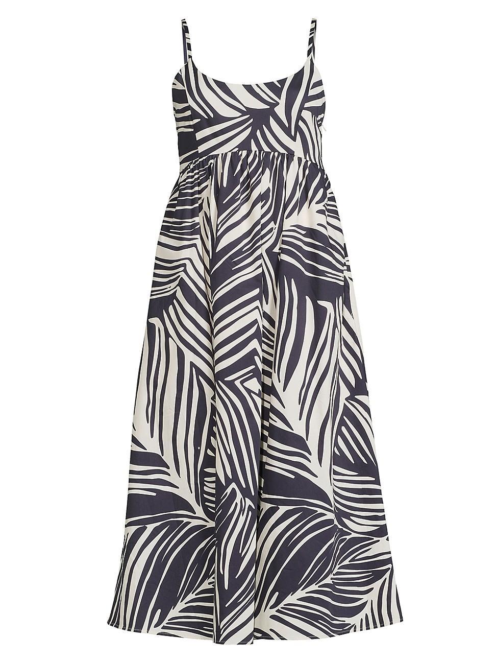 Womens Brixton Leaf Print Dress Product Image