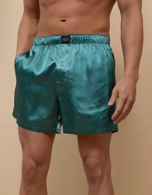 AEO Men's Solid Satin Pocket Boxer Short Product Image