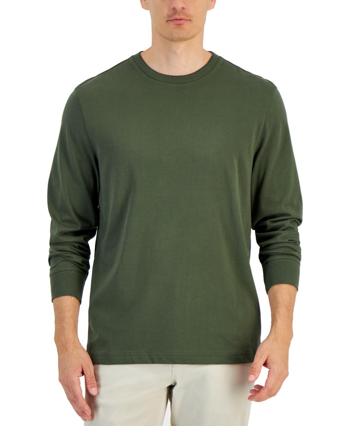 Club Room Mens Doubler Crewneck T-Shirt, Created for Macys Product Image