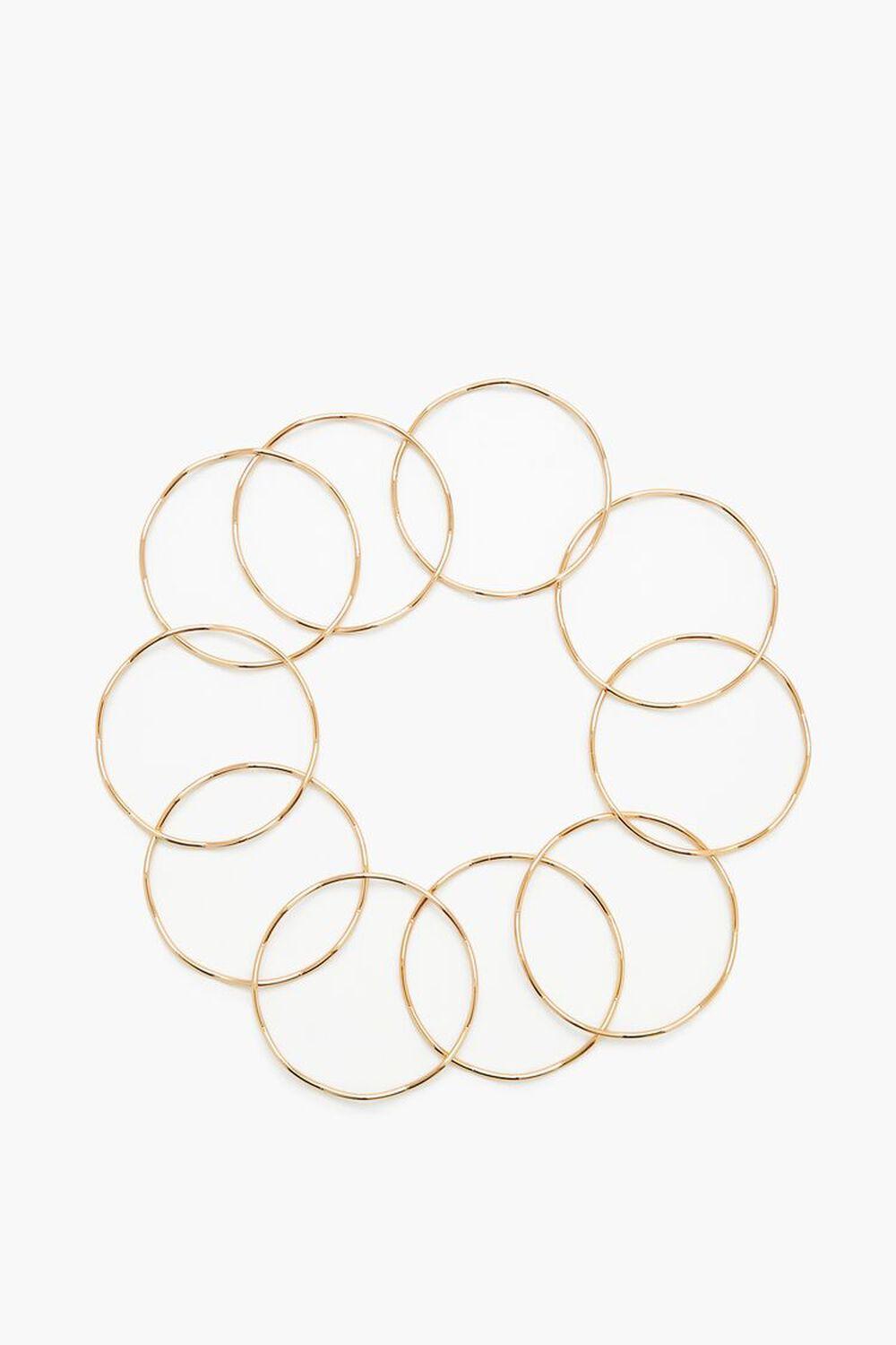 Wavy Bangle Bracelet Set | Forever 21 Product Image