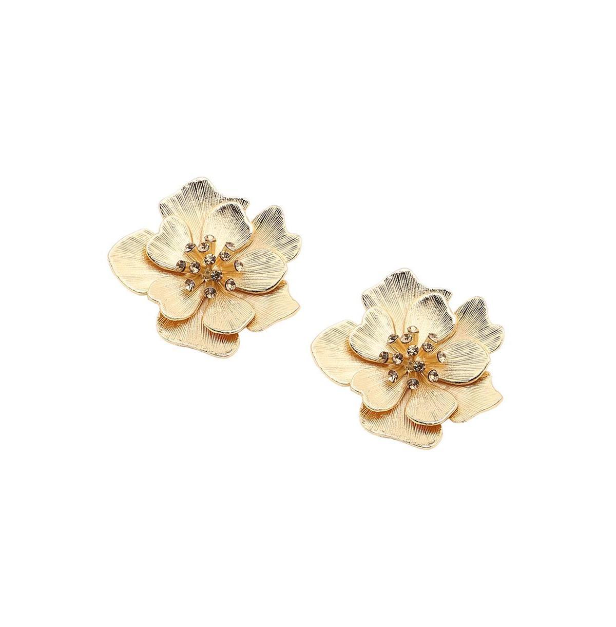 Sohi Womens Flower Stud Earrings Product Image