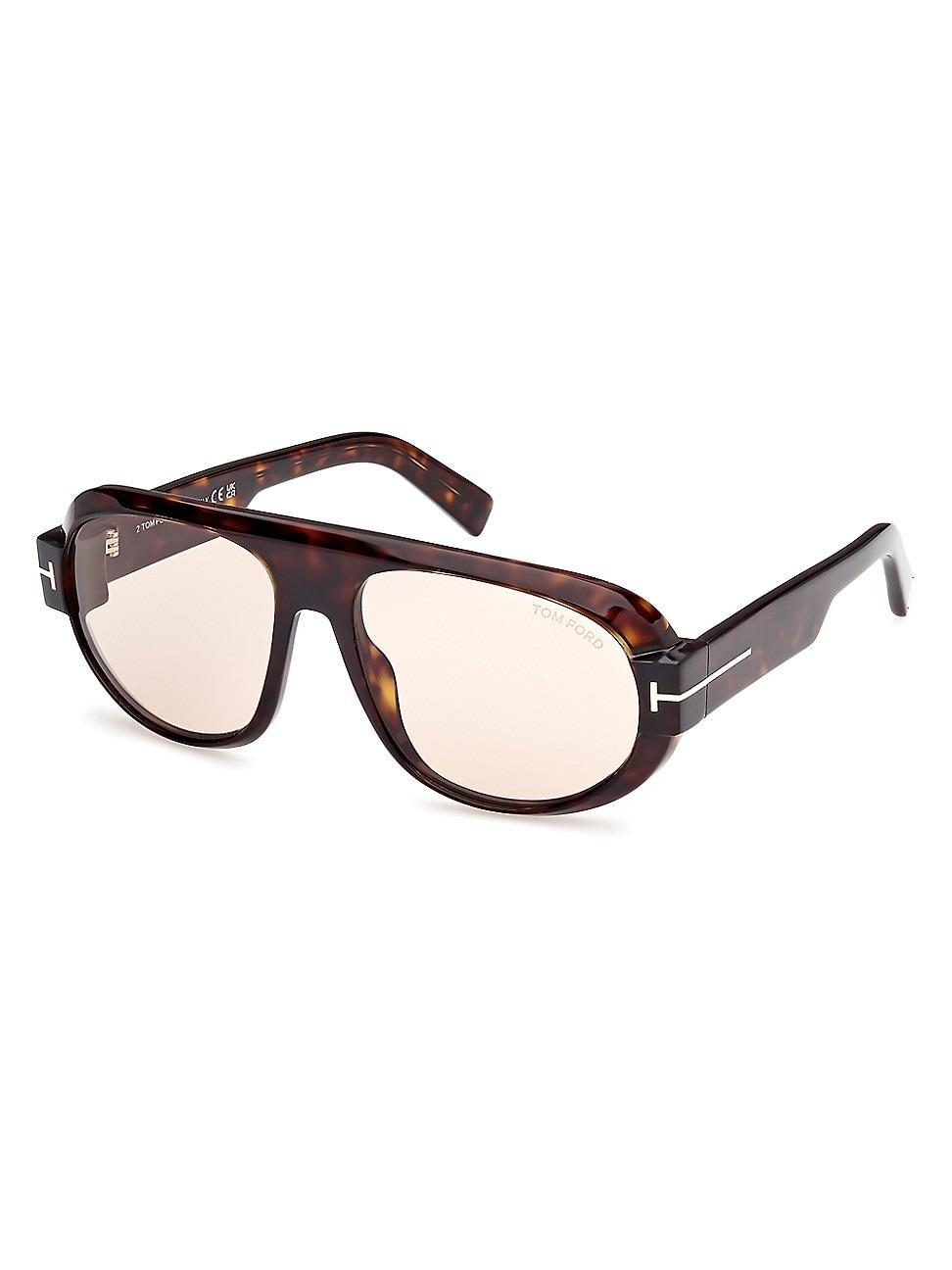 Mens 59MM Pilot Sunglasses Product Image