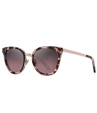 Maui Jim Womens Wood Rose Polarized Cat Eye Sunglasses Product Image