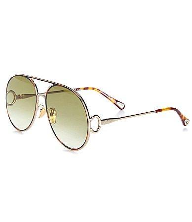Womens Austine 61MM Pilot Metal Sunglasses Product Image