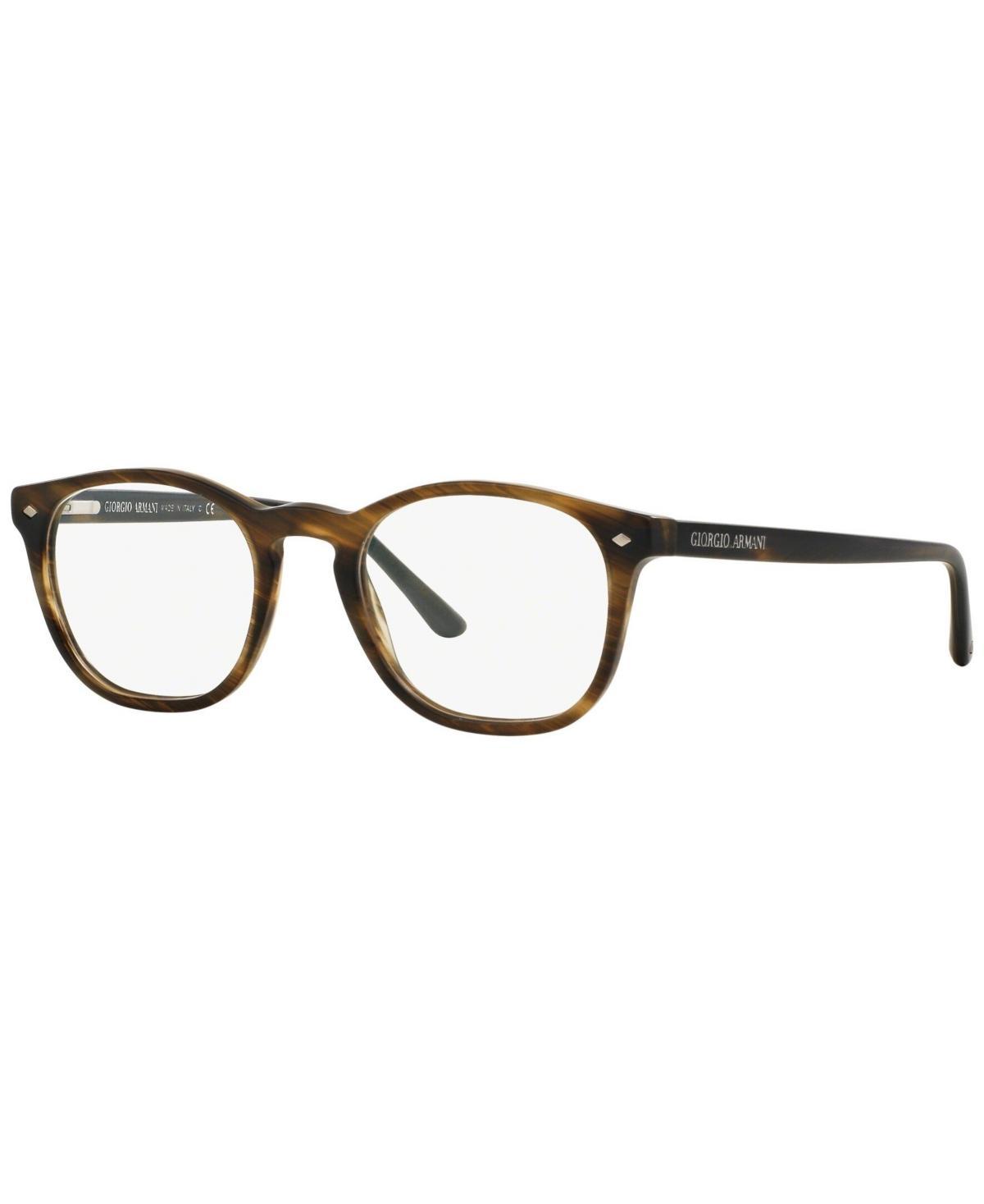 Giorgio Armani AR7074 Mens Phantos Eyeglasses - Dark Brown Product Image