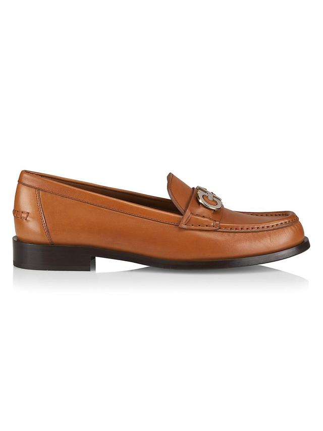 Womens Ofelia Leather Loafers Product Image