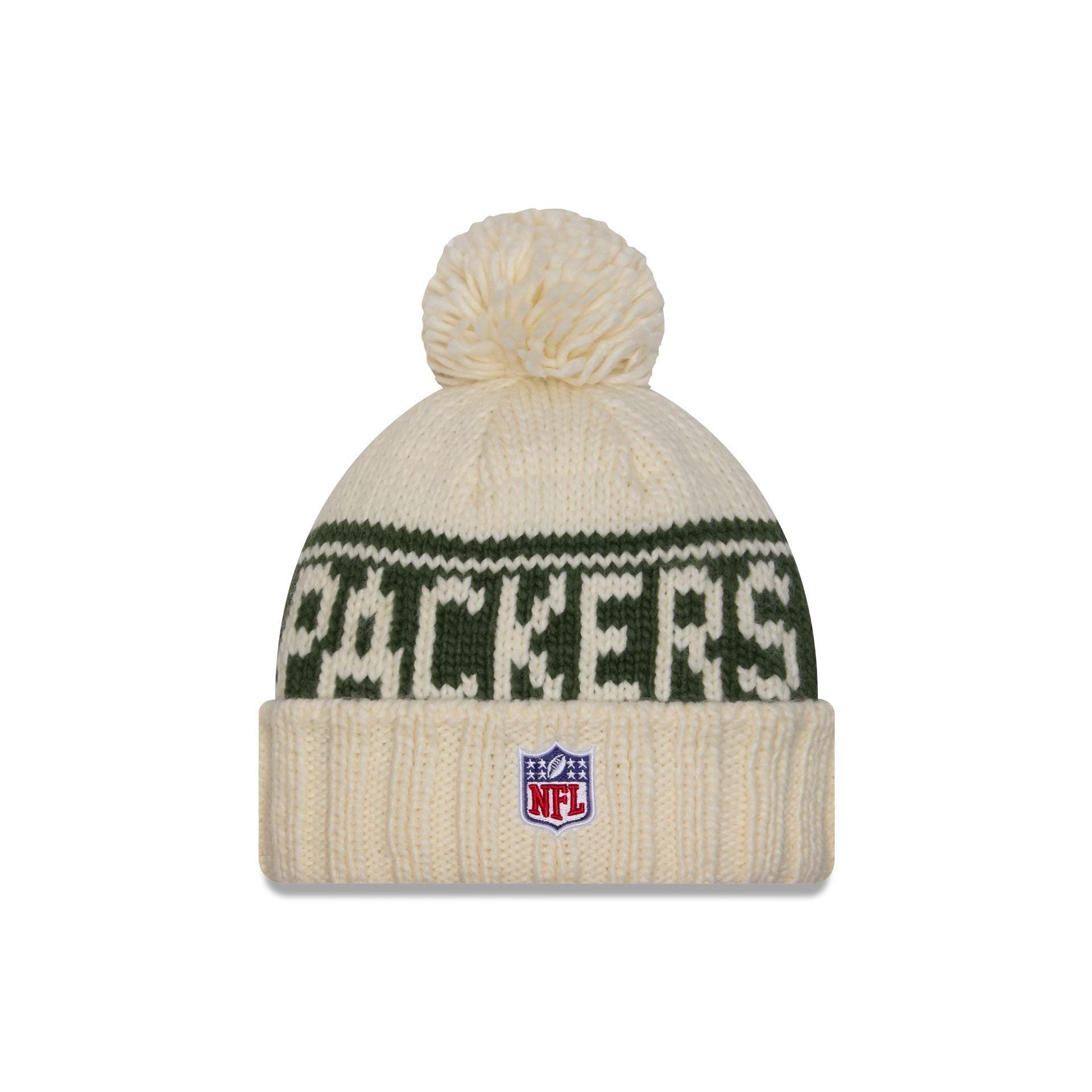 Green Bay Packers 2024 Cold Weather Chrome Pom Knit Hat Female Product Image