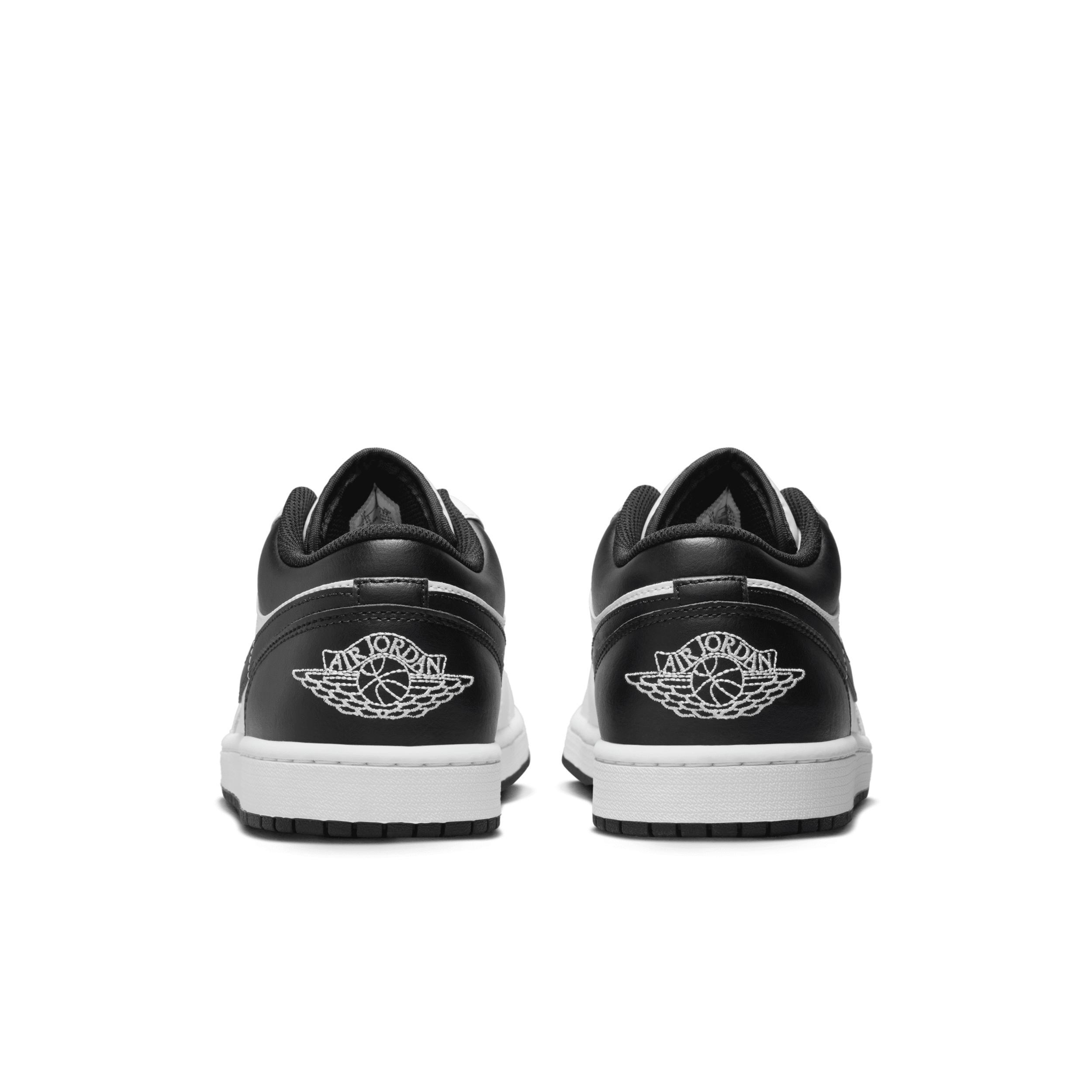 Jordan Mens Jordan AJ 1 Low - Mens Shoes Black/White Product Image