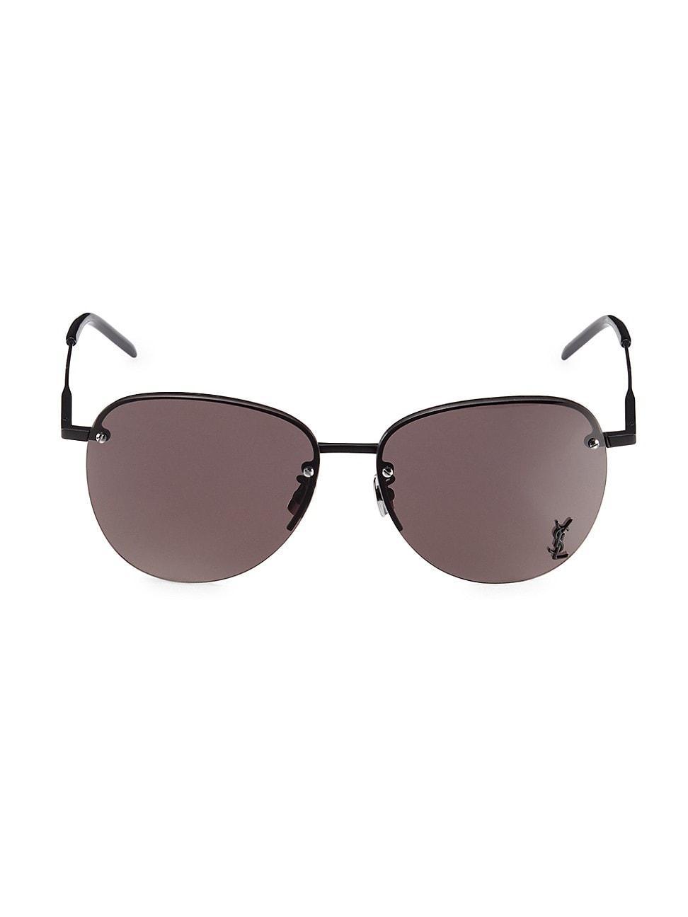 Saint Laurent 61mm Aviator Sunglasses Product Image