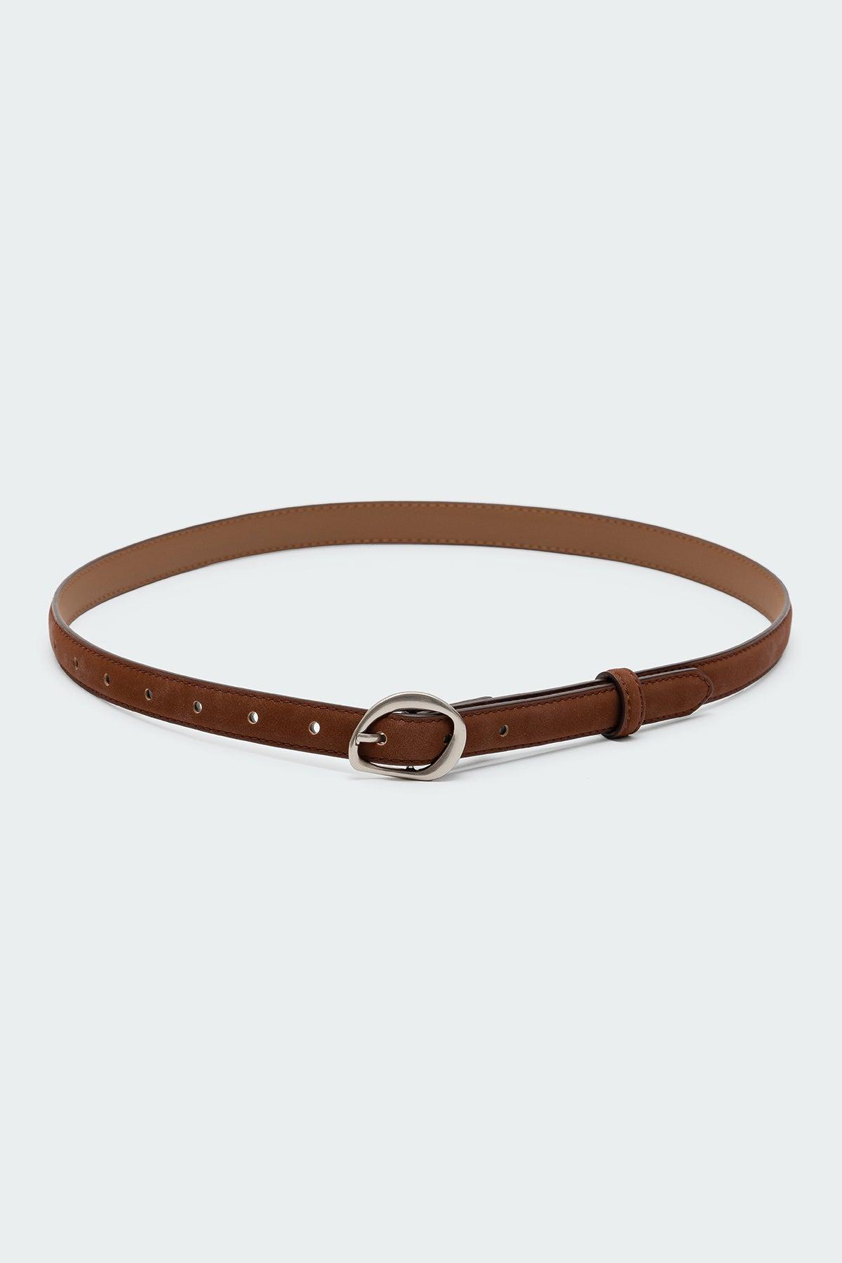 Faux Suede Slim Belt Product Image