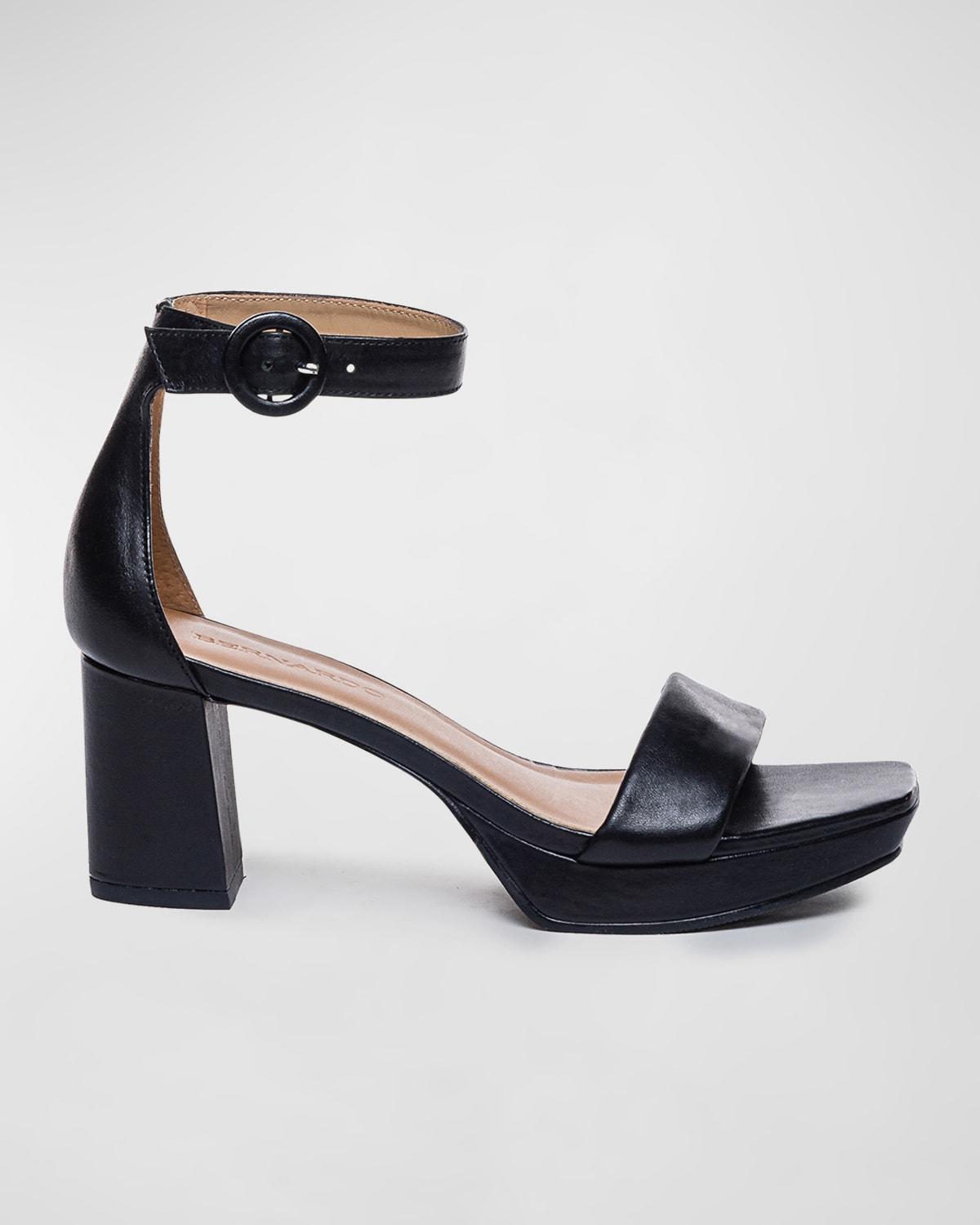 BERNARDO FOOTWEAR Carla Square Toed Ankle Strap Sandal Product Image