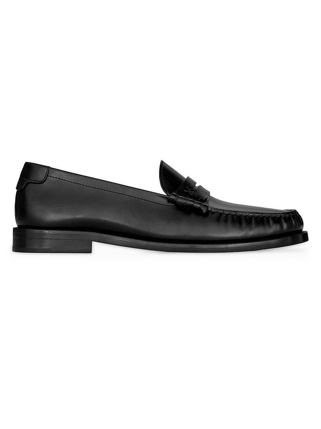 Mens Le Loafer Penny Slippers in Smooth Leather Product Image