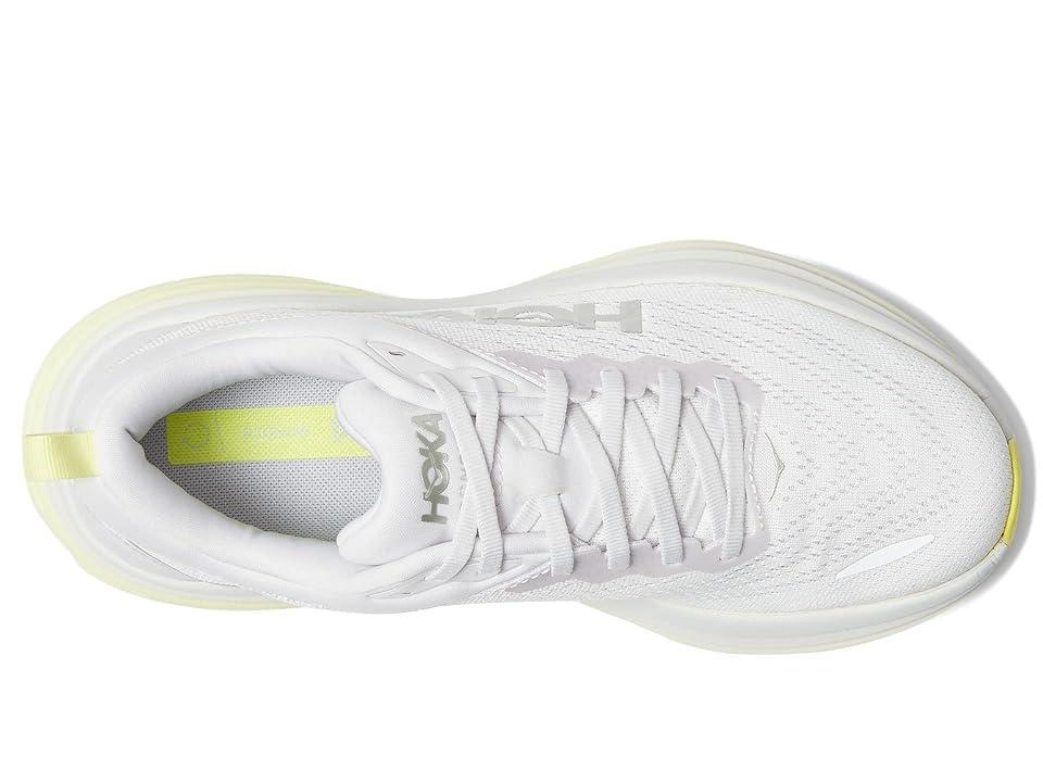 Hoka Women's Bondi 8 (Nimbus Cloud/Luminary Green) Women's Shoes Product Image