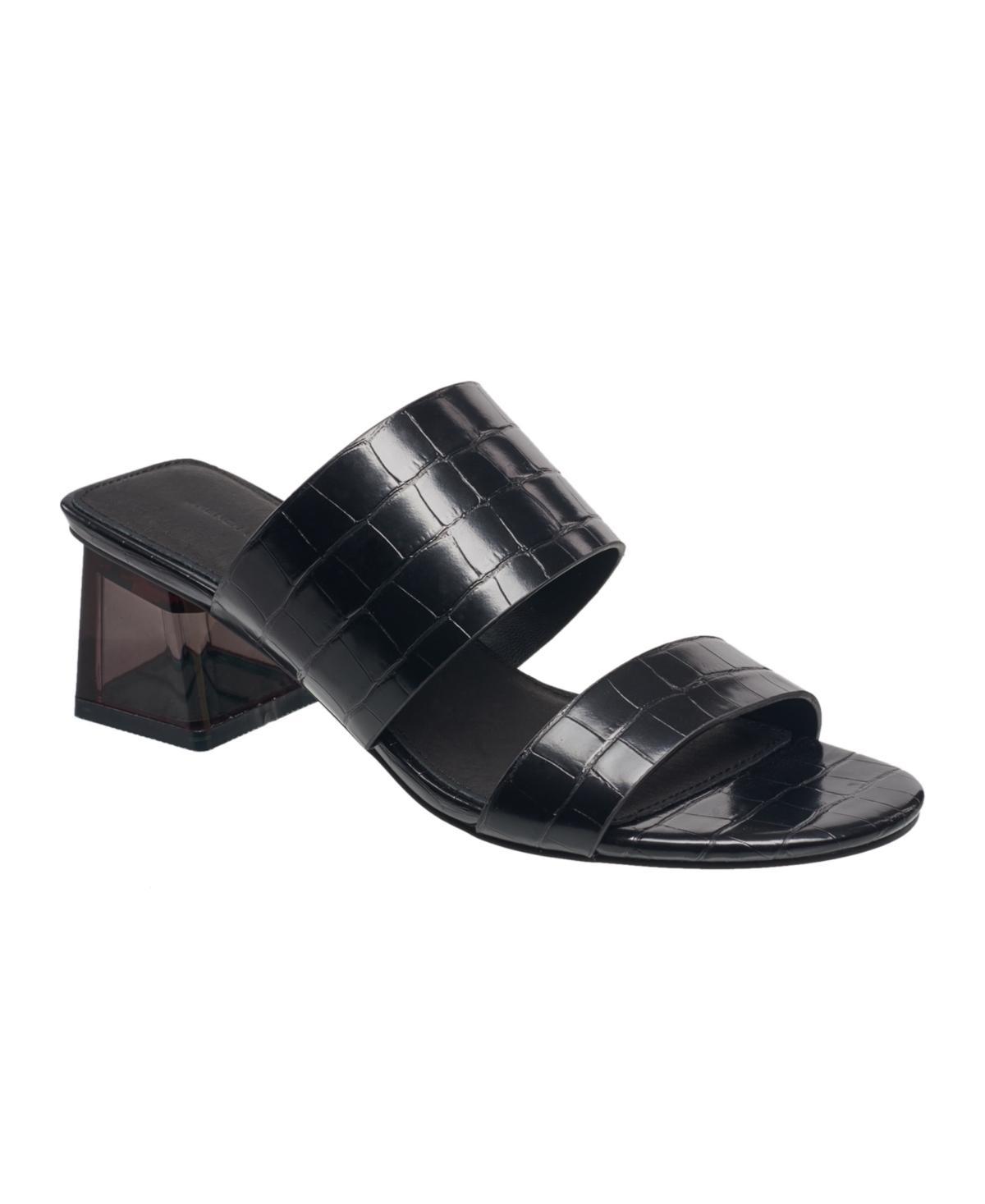 French Connection Womens Slide on Block Heel Sandals Product Image