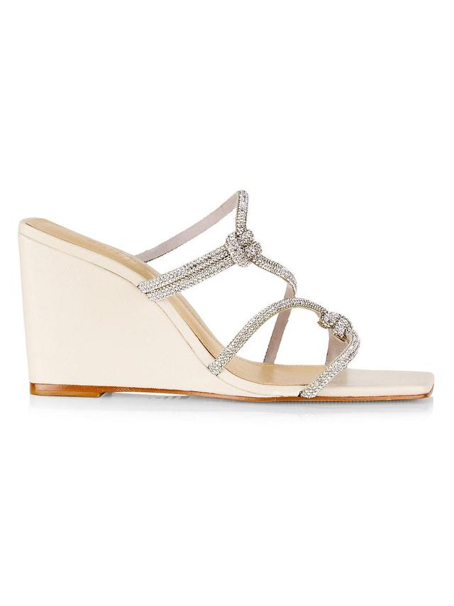 Womens Lauryn Crystal-Embellished Wedge Sandals Product Image