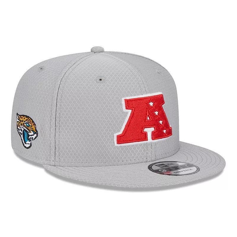 Mens New Era Gray Jacksonville Jaguars 2024 Pro Bowl 9FIFTY Adjustable Snapback Hat Product Image