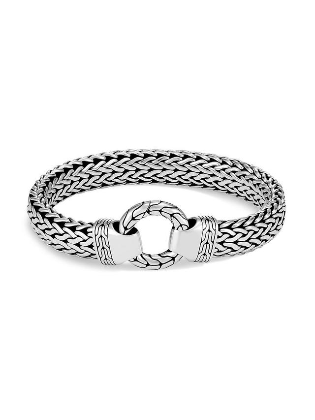 Mens Silver Classic Chain Bracelet Product Image