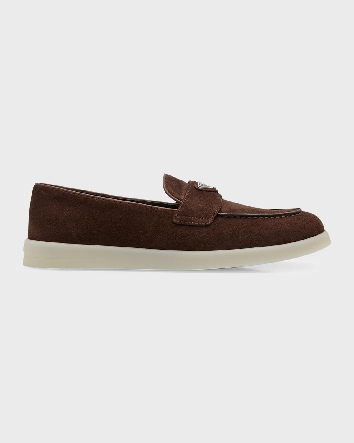 Prada Saint Tropez Suede Loafer Product Image