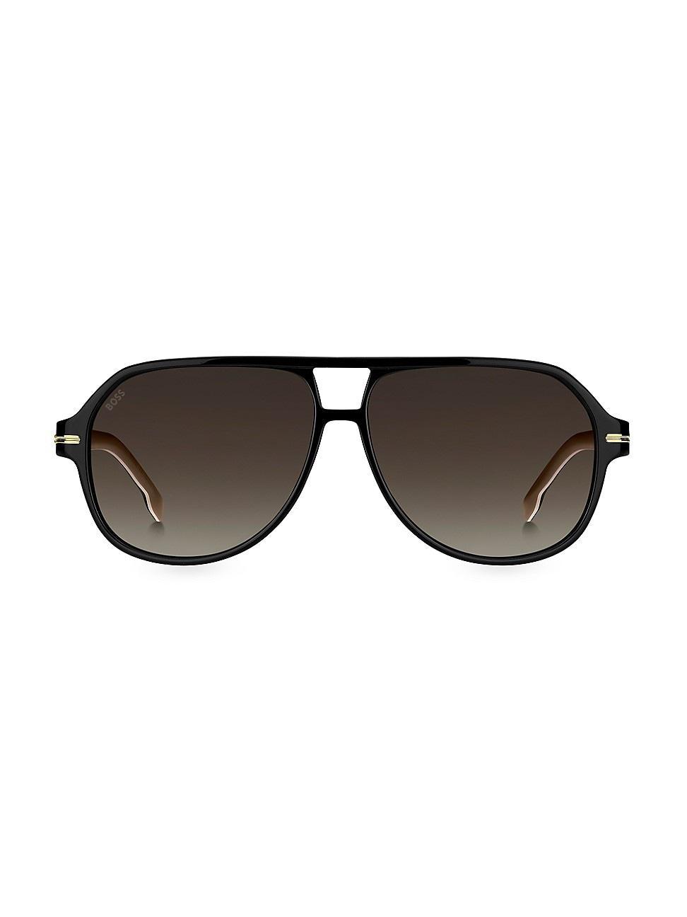 BOSS 59mm Rectangular Sunglasses Product Image