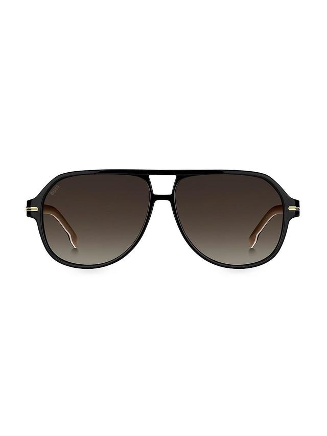 BOSS 59mm Rectangular Sunglasses Product Image