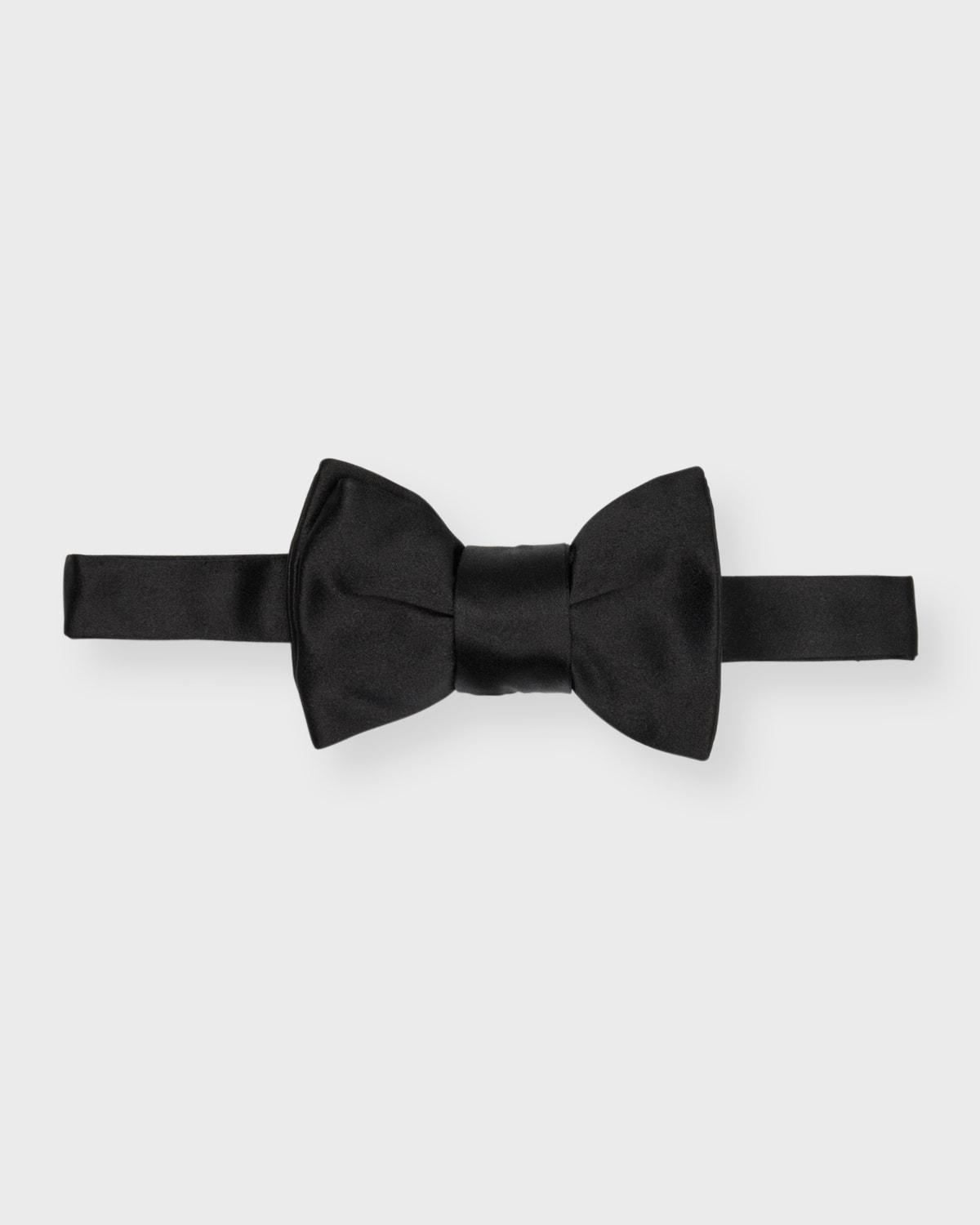 Mens Satin Pre-Tied Bow Tie Product Image