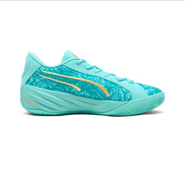 PUMA All-Pro NITROâ¢ Mexico City Game 2024 Men's Basketball Shoes in Aquatic/Sparkling Green Product Image