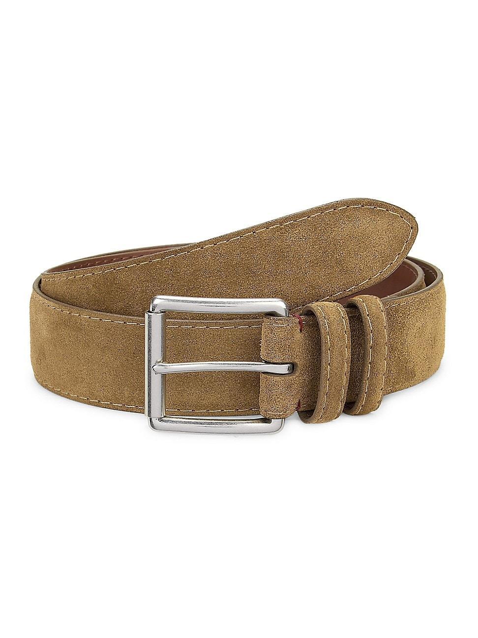 Mens COLLECTION Suede Buckle Belt Product Image