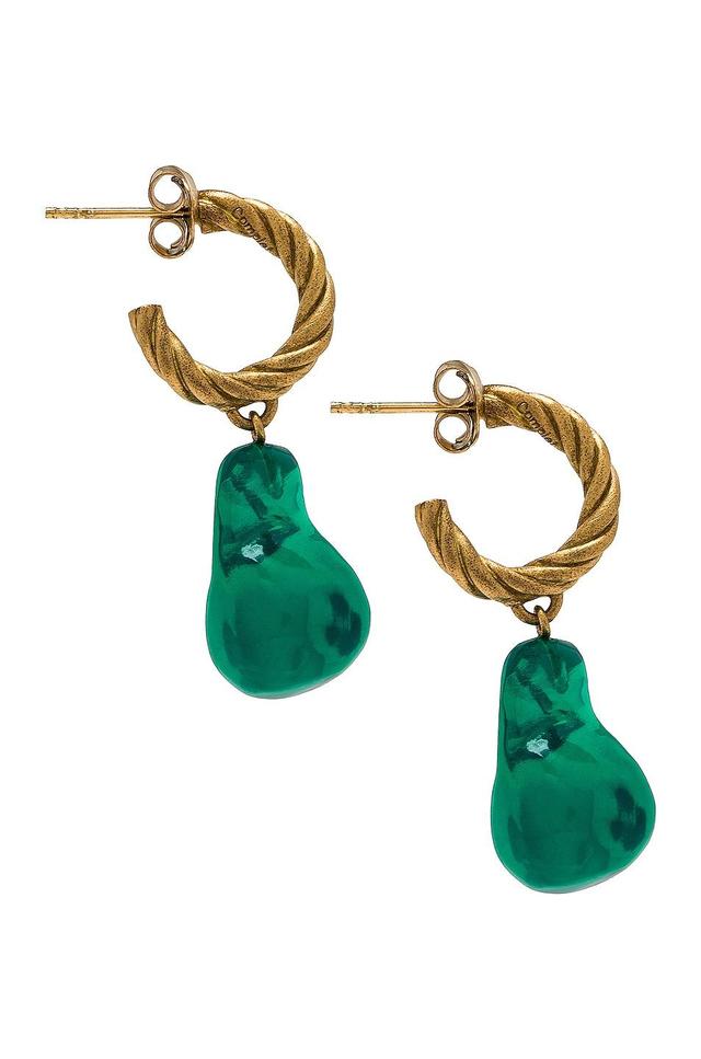 Completedworks Resin Drop Earrings Green.. Product Image