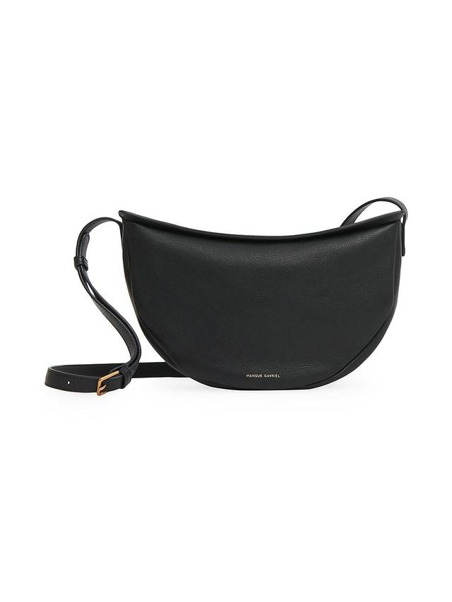 Womens Moon Leather Sling Bag Product Image