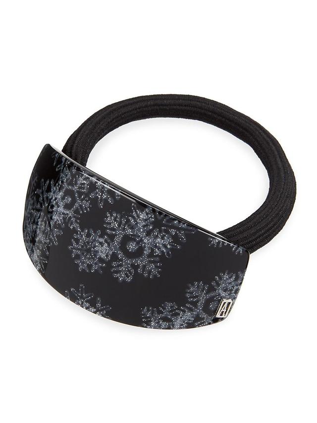 Womens Snowflake Pony Hair Tie Product Image