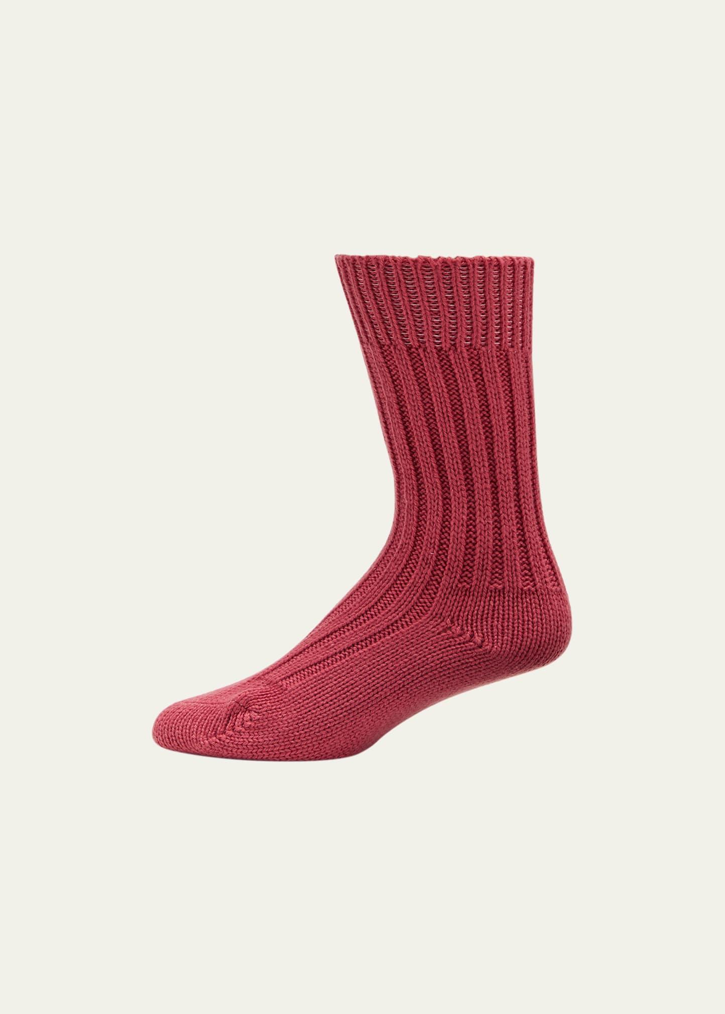 Mens Yosemite Cashmere Crew Socks Product Image